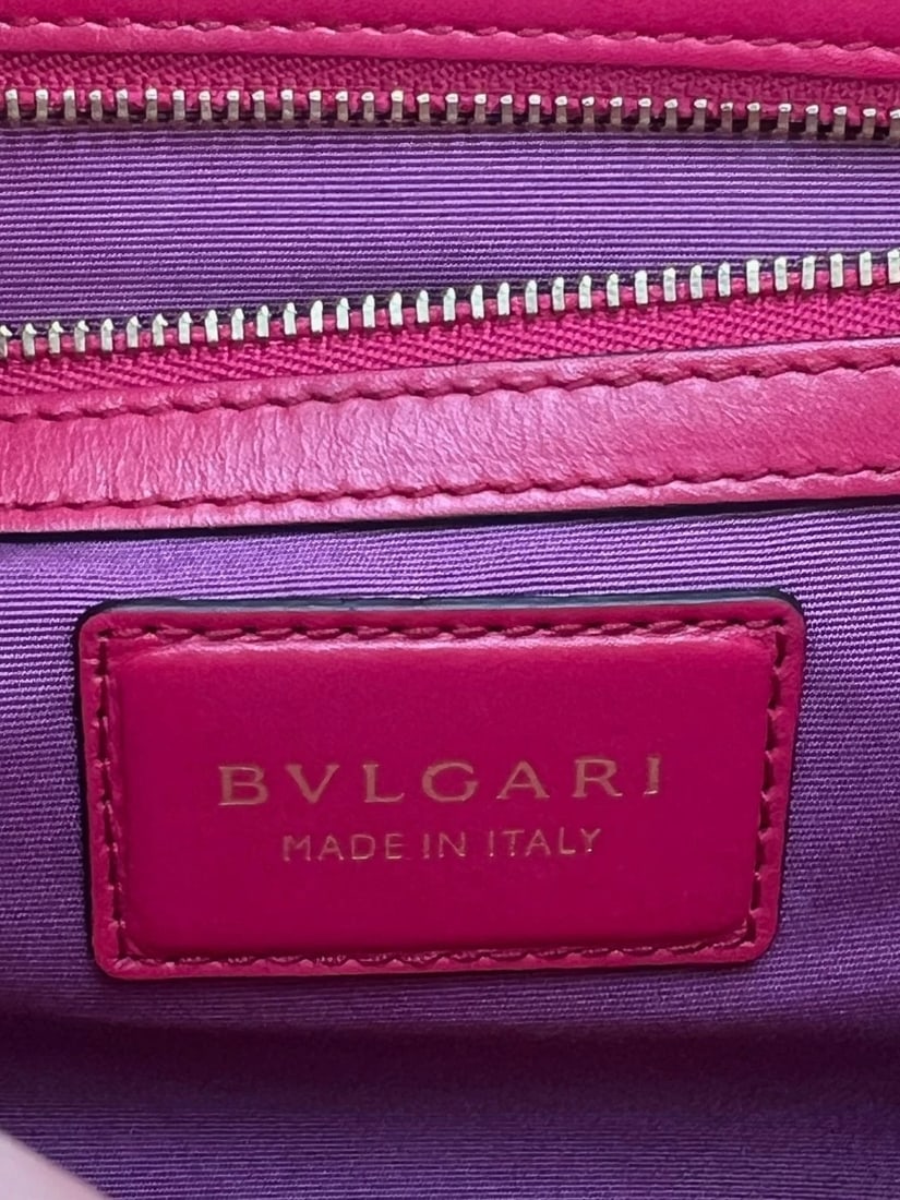 Bvlgari Serpenti Forever Dark Pink Shoulder Bag - 4