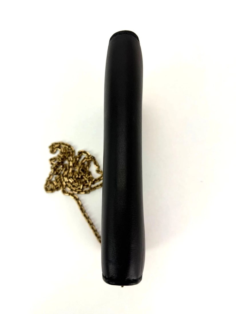 Christian Dior Calfskin Black D-Fence Croisiere Wallet on a Chain - 12