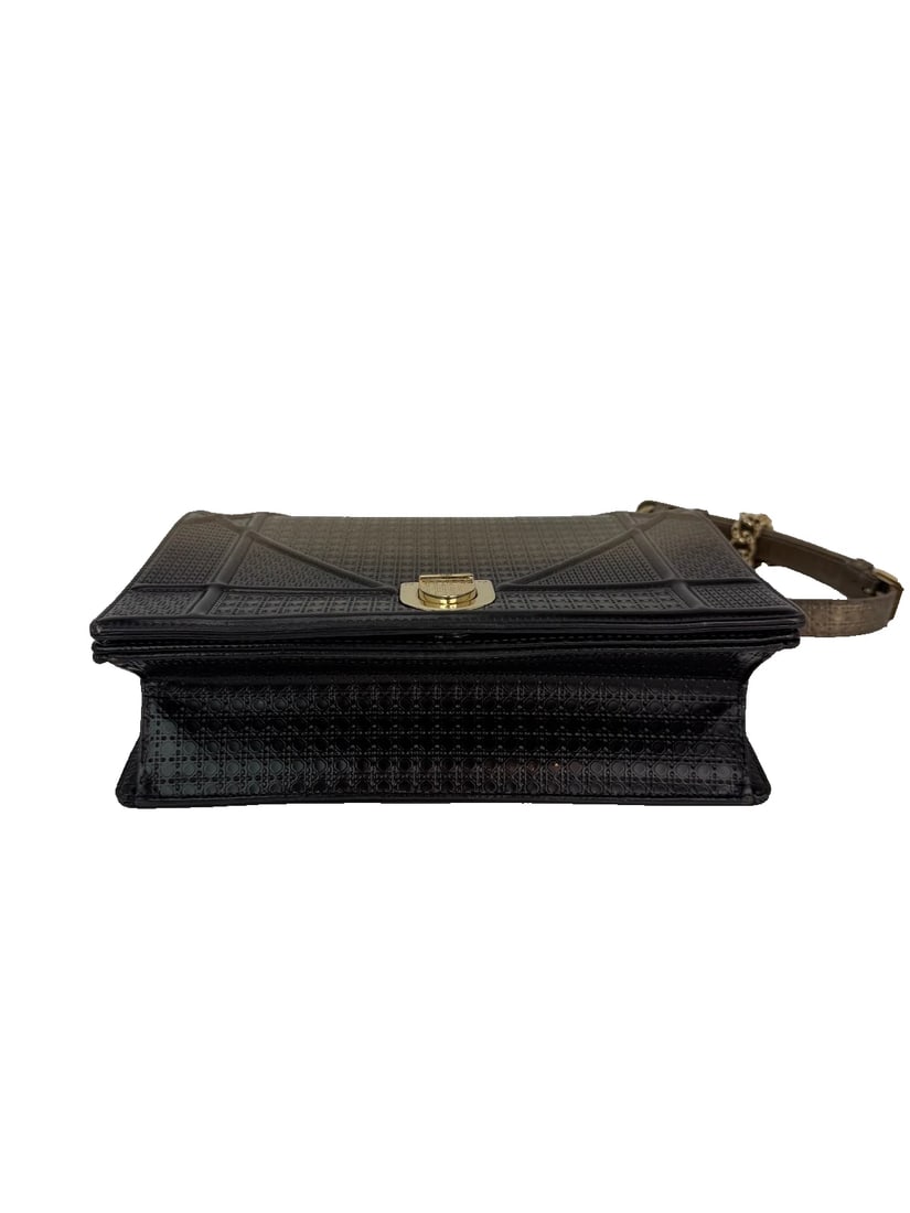 Christian Dior Diorama Cannage Embossed Calfskin Ombre Crossbody Bag - 4