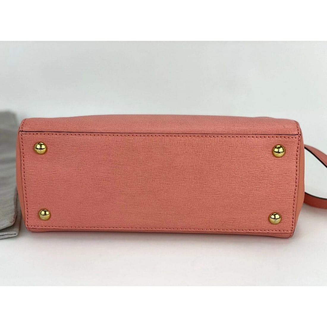 FENDI Vitello Elite Flamingo Petite 2Jours soft pink Ecstasy Hand Bag - 7