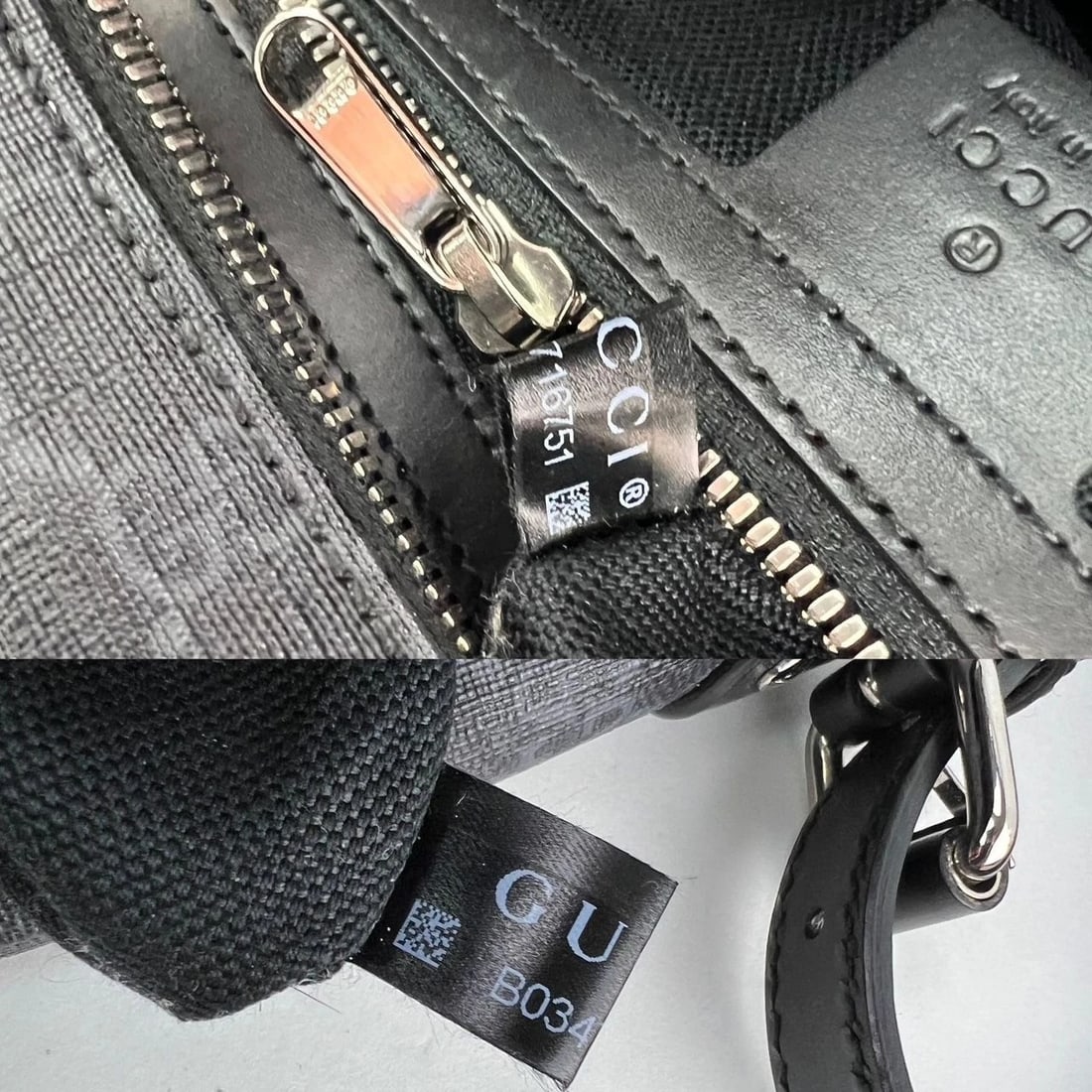Gucci Black GG Supreme Selleria Square Messenger Bag - 6