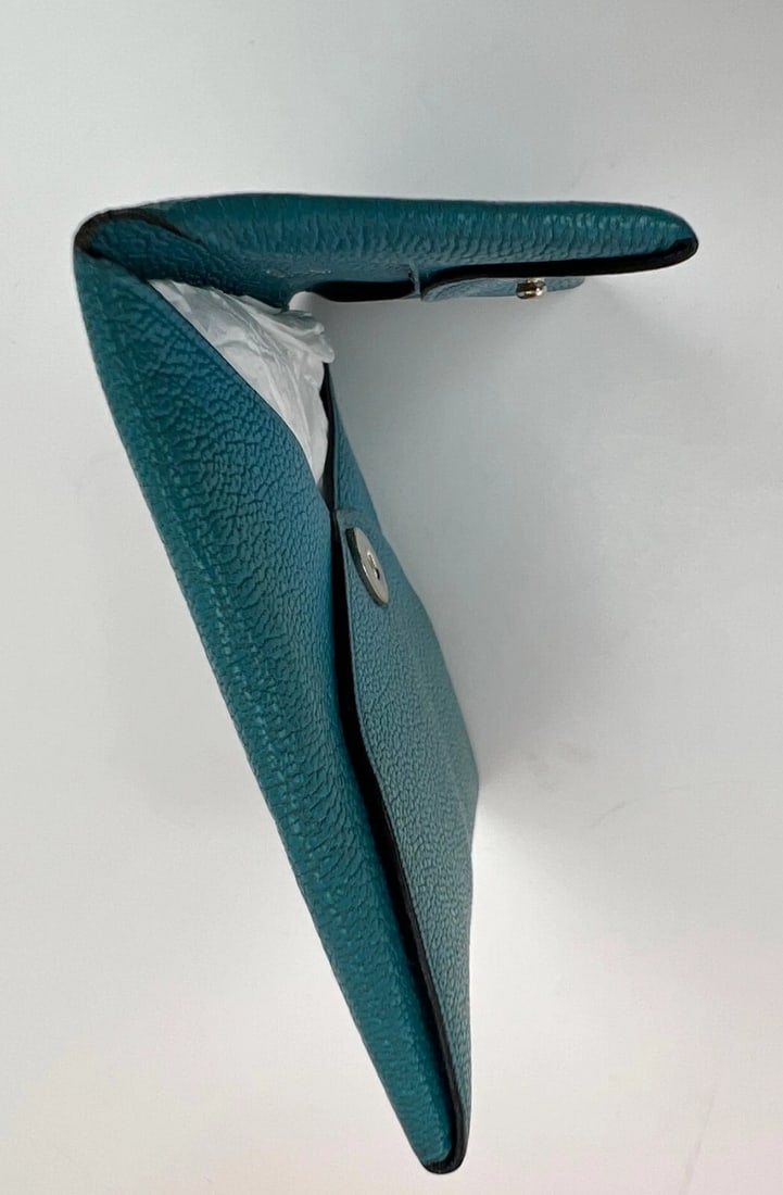Hermes Purse Chevre Mysore Bastia Verso Coin Purse Mini Wallet - 10