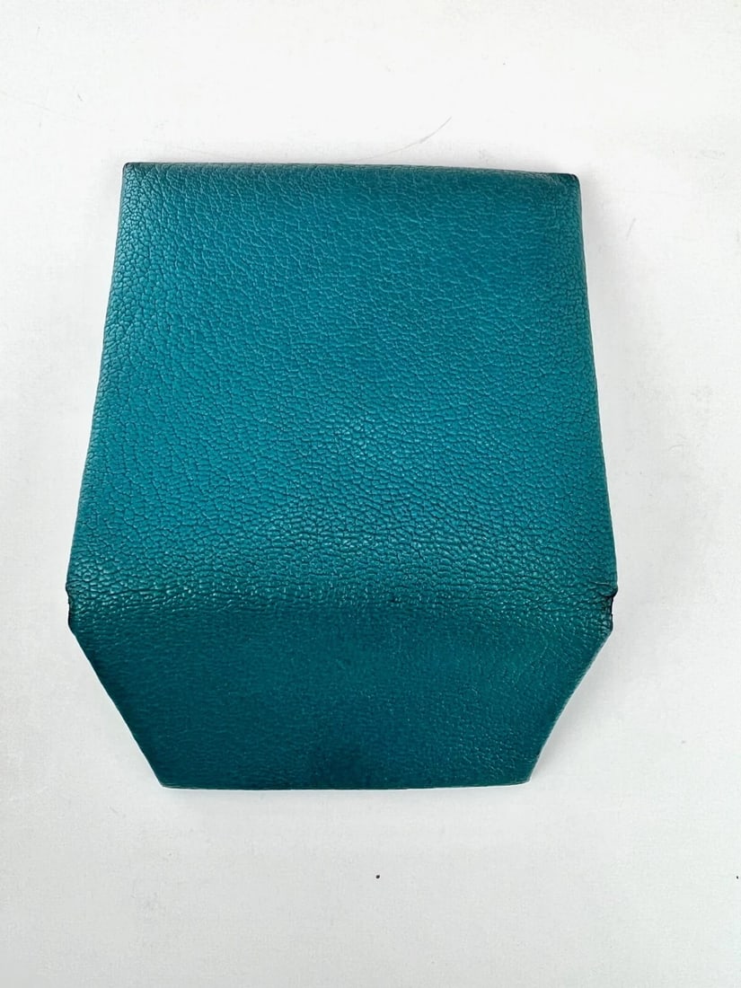Hermes Purse Chevre Mysore Bastia Verso Coin Purse Mini Wallet - 8