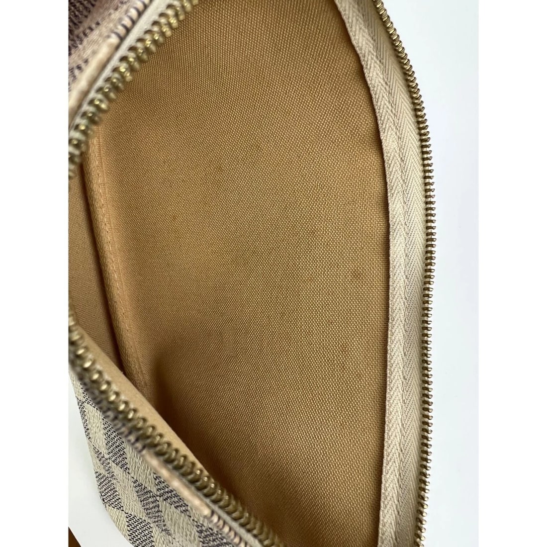 Louis Vuitton Pochette Accessories White Damier Azur Bag - 11