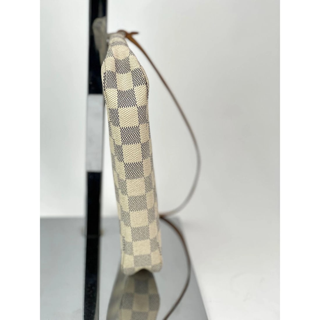 Louis Vuitton Pochette Accessories White Damier Azur Bag - 5