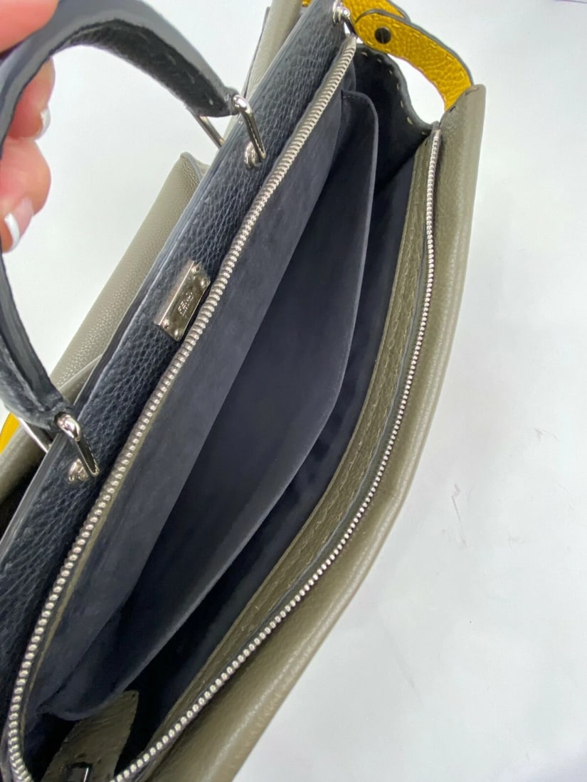 FENDI Briefcase SELLERIA large Peekaboo Iconic Essential Attache Bag - 11