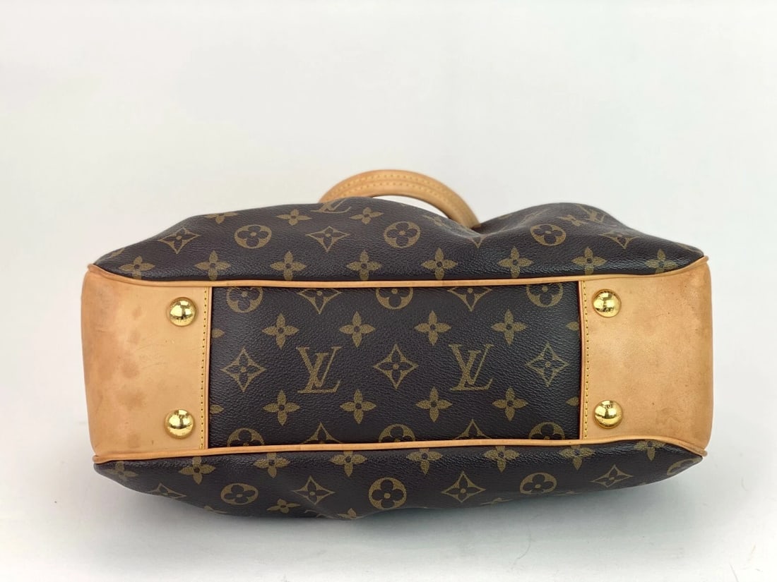 Louis Vuitton BOETIE PM Monogram Brown Canvas Hobo Tote Bag - 6