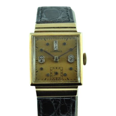 Longines 14K Solid Gold Diamond Dial Watch (1 of 6)