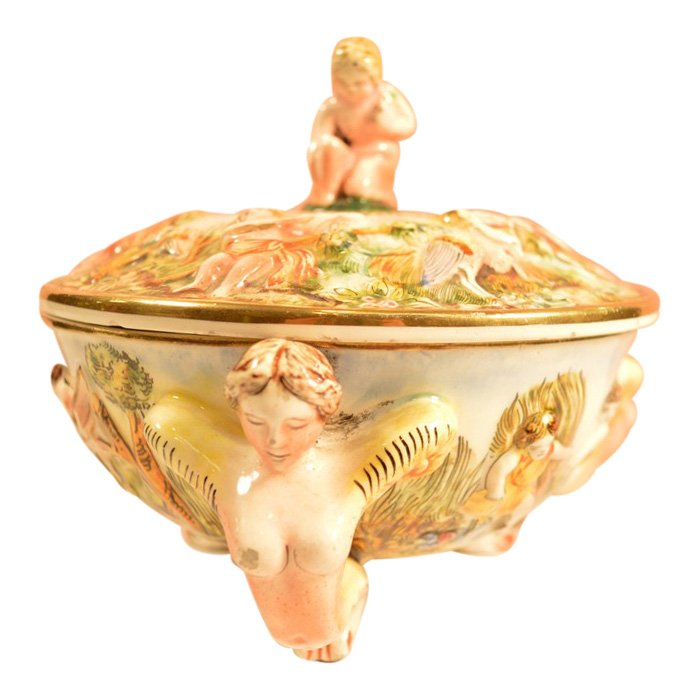 Capodimonte Dish With Lid (1 of 5)