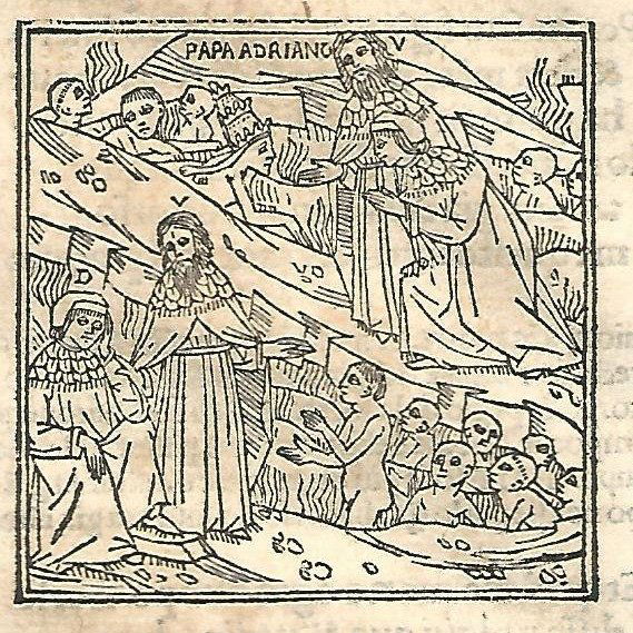 1507 Leaf Dante Divine Comedy w/ Woodcut (1 of 2)