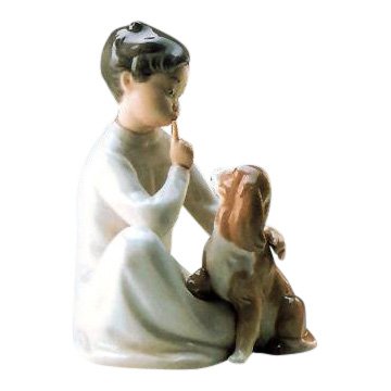 Lladro: Boy with Dog (1 of 1)