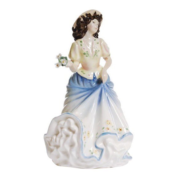 Royal Doulton: Emily: Royal Doulton Figurine, Emily Reference: HN3688 Height: 8.25 inches Date: 1995-1995 Royal Doulton is an English company producing tableware and collectables, dating from 1815. Operating originally in 
