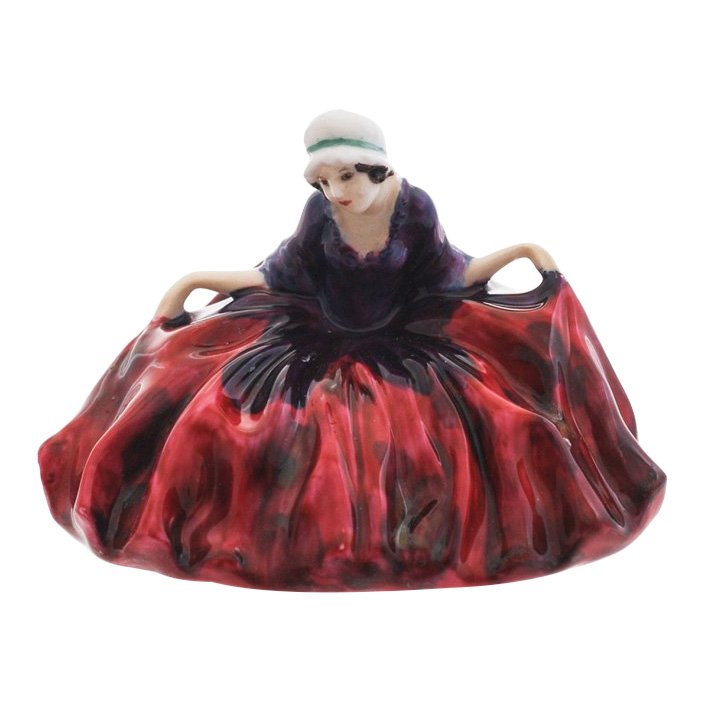 Royal Doulton: Polly Peachum Colorway: Royal Doulton Figurine, Polly Peachum Colorway, Height: 2.25 inches Royal Doulton is an English company producing tableware and collectables, dating from 1815. Operating originally in London, its repu