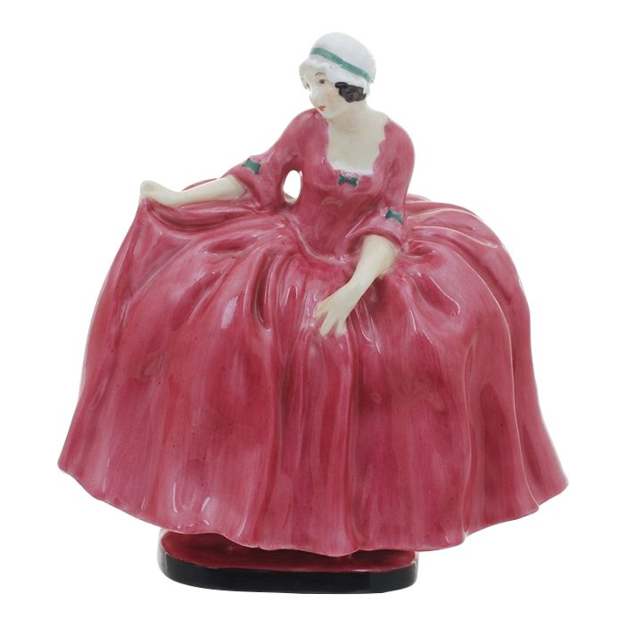Royal Doulton: Polly Peachum: Royal Doulton Figurine, Polly Peachum Reference: HN550 Height: 6.25 inches Date: 1922-1949 Royal Doulton is an English company producing tableware and collectables, dating from 1815. Operating origina