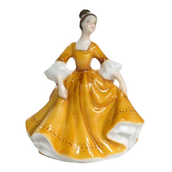 Royal Doulton: Stephanie: Royal Doulton Figurine, Stephanie Reference: M216 Height: 2 inches Date: 2004 to present Royal Doulton is an English company producing tableware and collectables, dating from 1815. Operating originall