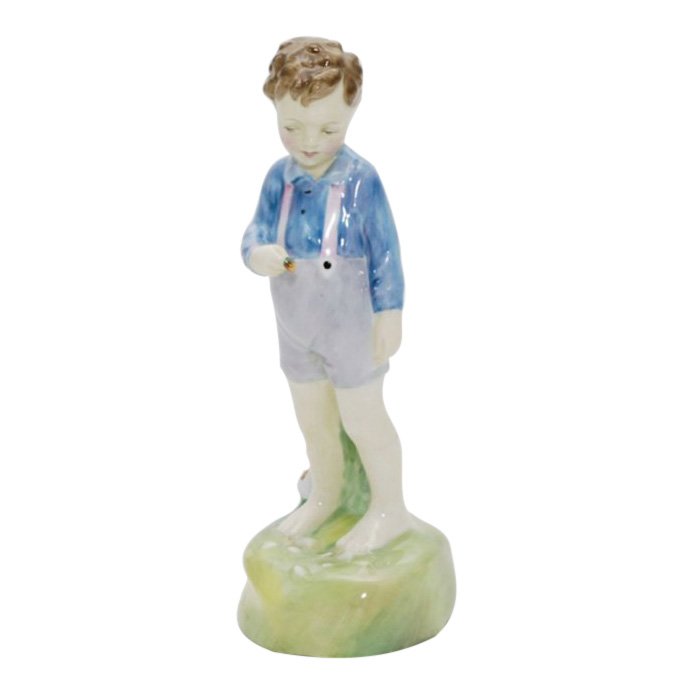 Royal Doulton: She Loves Me Not: Royal Doulton Figurine, She Loves Me Not Reference: HN2045 Height: 5.25 inches Date: 1949-1962 Royal Doulton is an English company producing tableware and collectables, dating from 1815. Operating ori