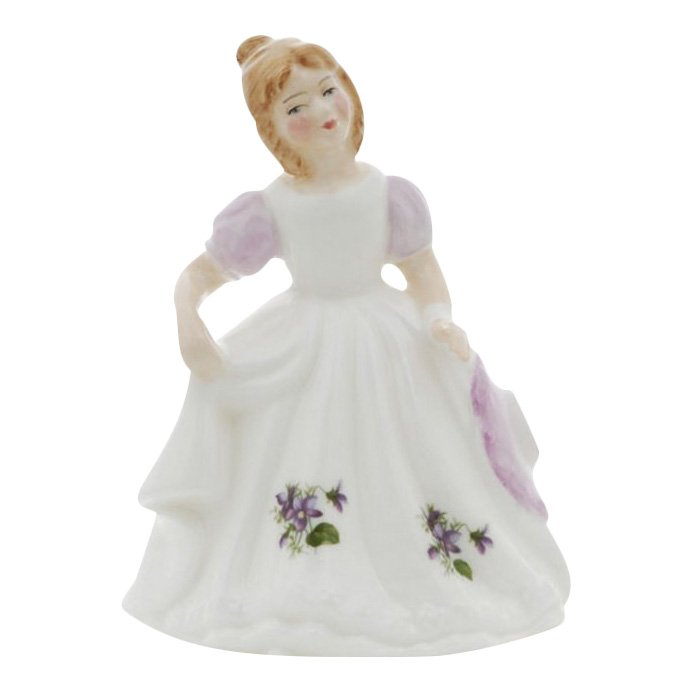Royal Doulton: February: Royal Doulton Figurine, February Reference: HN3331 Height: 5.25 inches Date: 1990-2004 Royal Doulton is an English company producing tableware and collectables, dating from 1815. Operating originally 