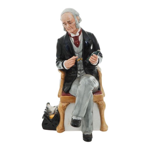 Royal Doulton: Doctor: Royal Doulton Figurine, Doctor Reference: HN2858 Height: 7.50 inches Date: 1979-1992 Royal Doulton is an English company producing tableware and collectables, dating from 1815. Operating originally in