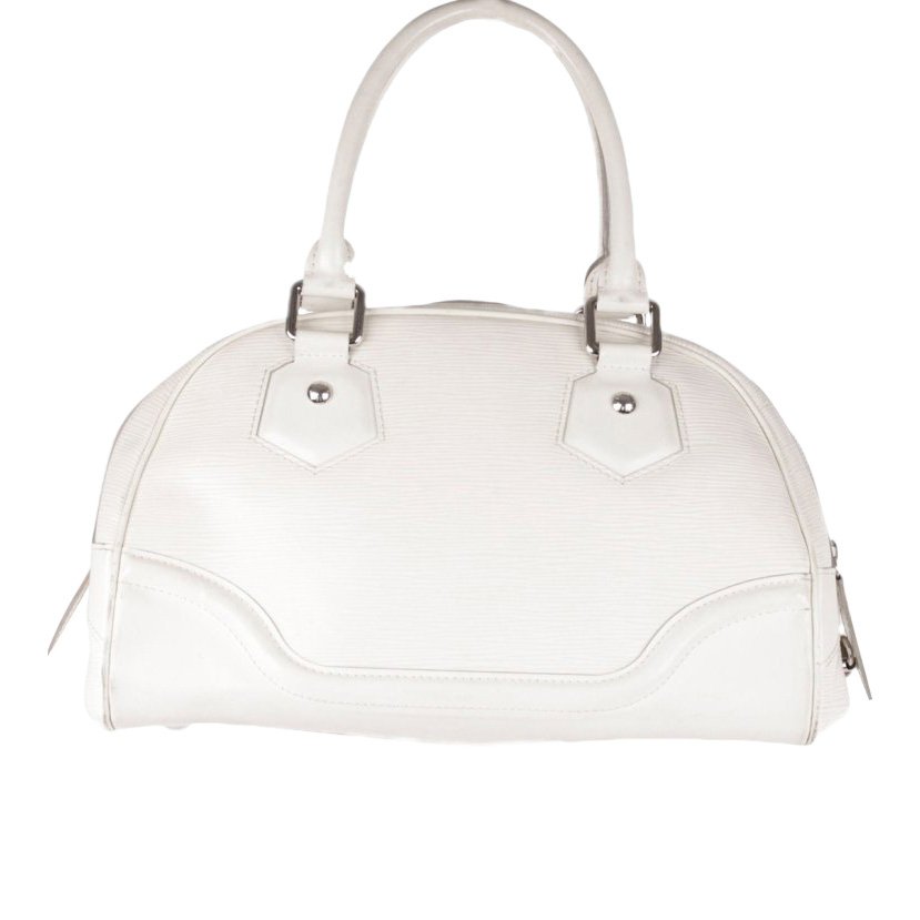 Louis Vuitton Ivory Epi Leather Bowling Satchel (1 of 10)