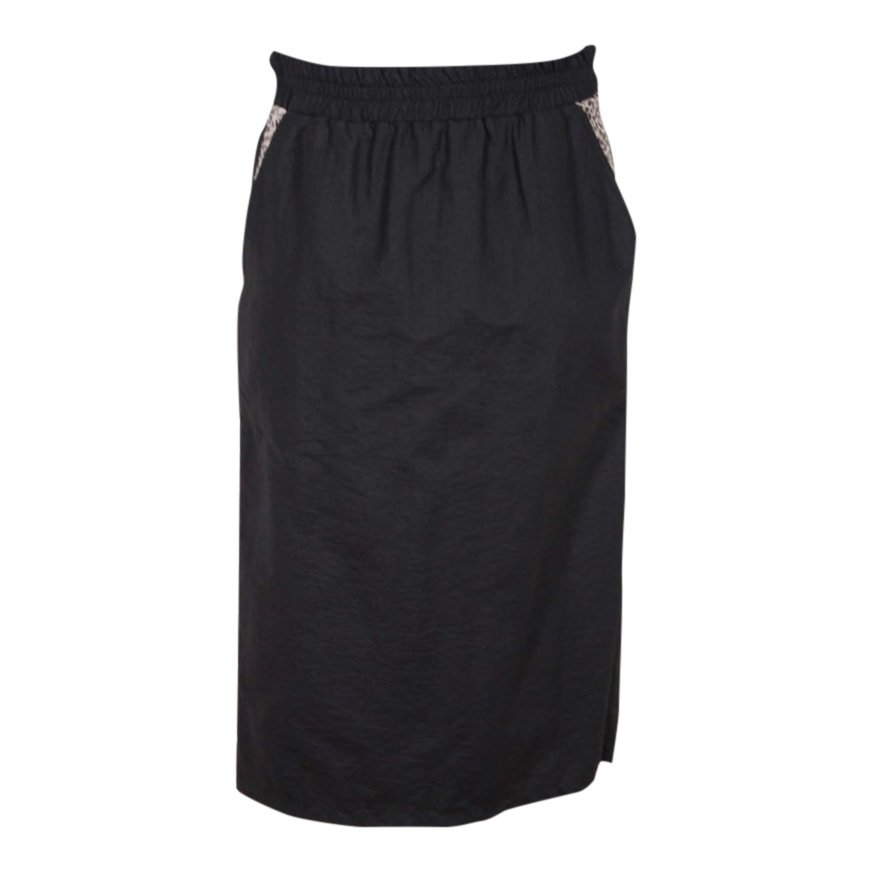 Roberto Cavalli Freedom Leopard Panelled Pencil Skirt (1 of 8)