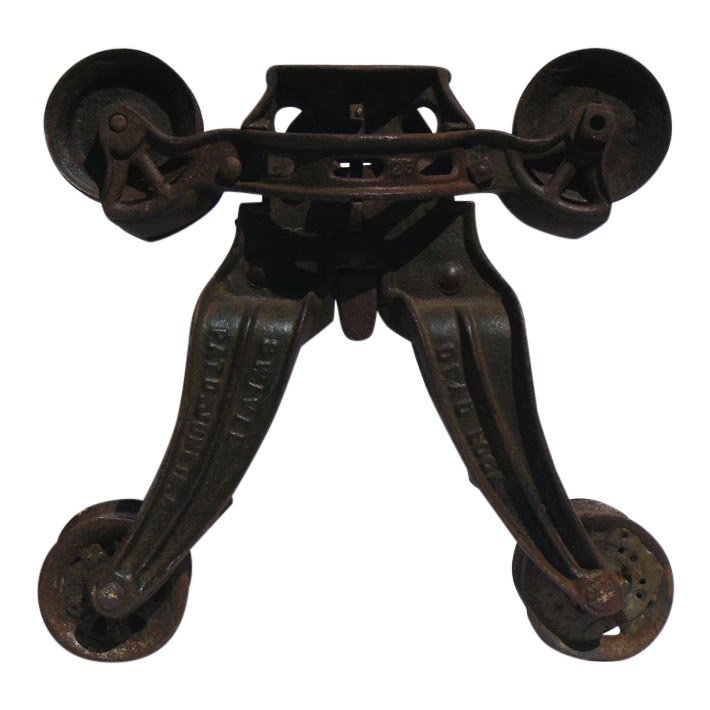Late 1800's Decorative Cast Iron Hay Trolley #1 (1 of 10)