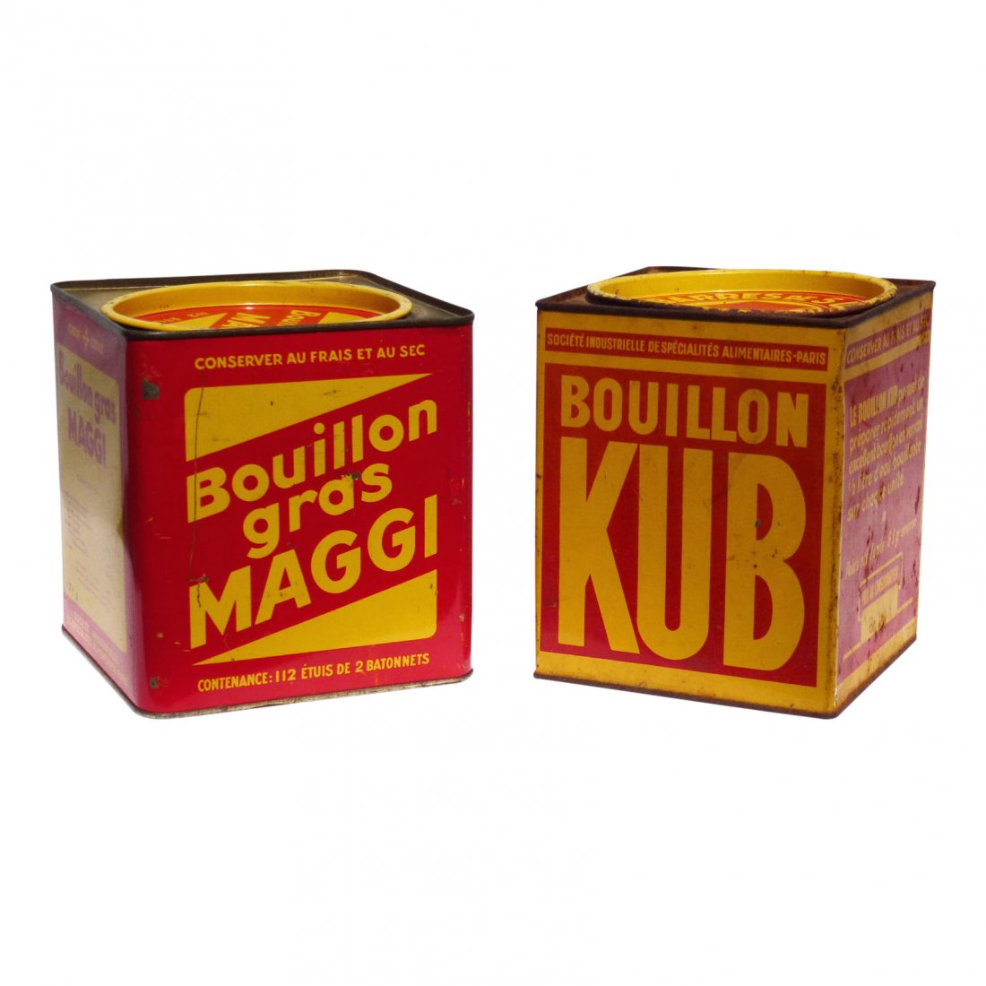 Two Decorative Large Bouillon Cans (1 of 7)