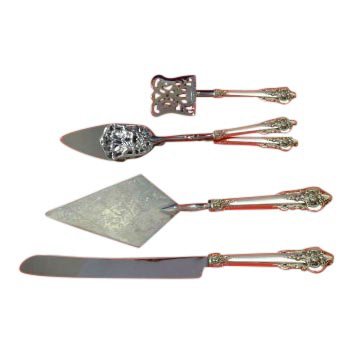Grande Baroque by Wallace Sterling Pastry Serving Set (1 of 2)