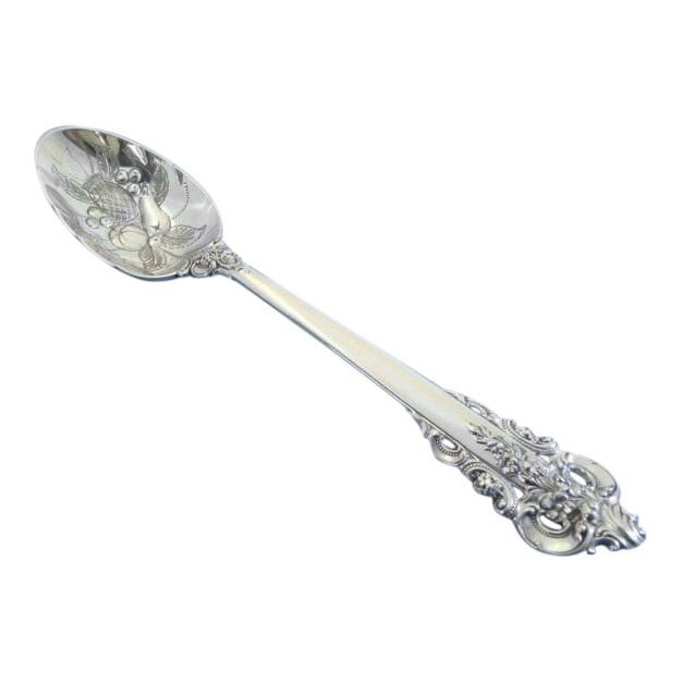 Grande Baroque Wallace Sterling Berry Spoon (1 of 4)