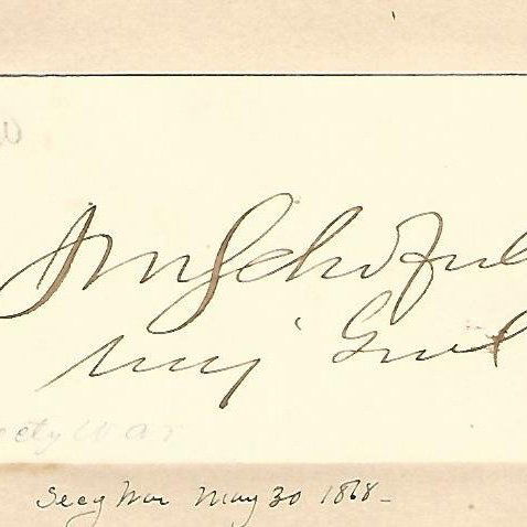 Signature John McAllister Secretary of War (1 of 1)