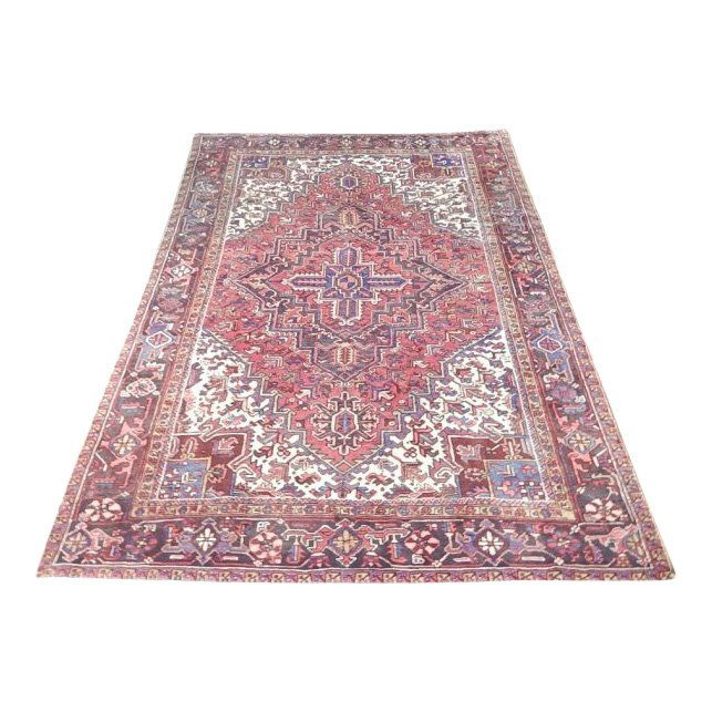 Semi-Antique Decorative Persian Heriz Rug, 7x10 (1 of 6)