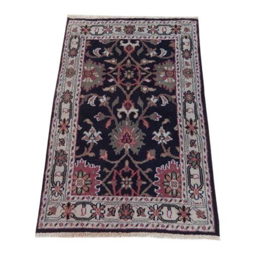 Black Traditional Persian Mahal Area Rug, 4x6 (1 of 6)