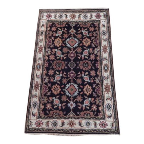 Mahal Wool Traditional Floral Design Rug, 4x6 (1 of 6)