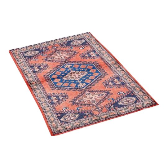 Authentic Handmade Persian Veese Rug, 4x5 (1 of 4)