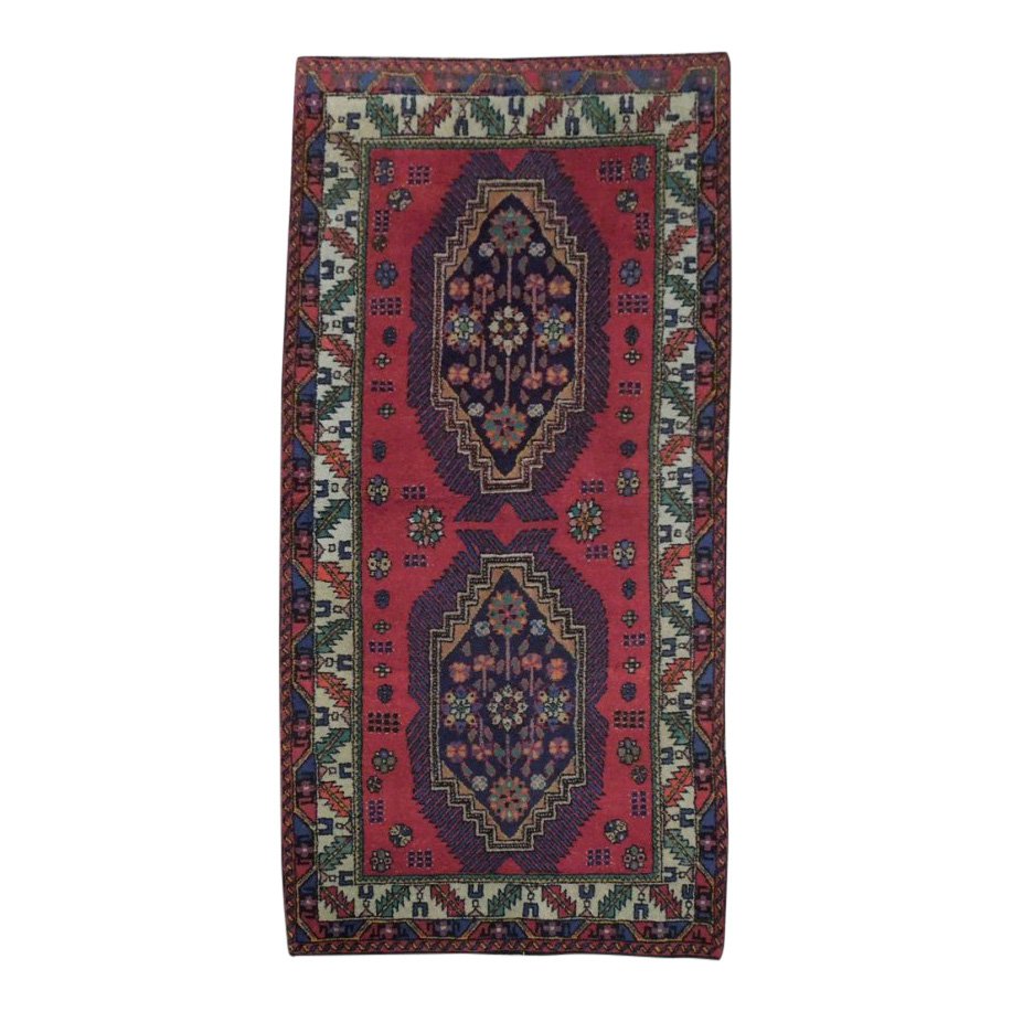 Semi-Antique Northwest Persian Rug, 3x7 (1 of 6)