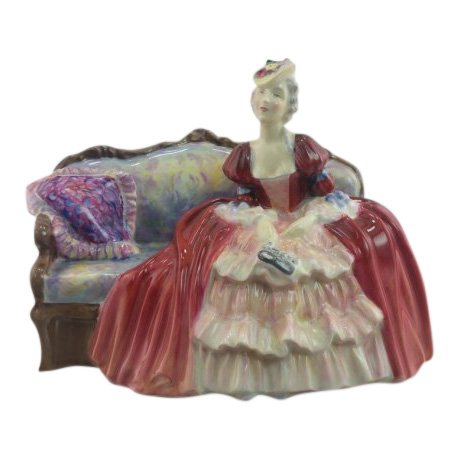 Royal Doulton Figurine: Bell 'o The Ball: Maker: Royal Doulton Title: Bell 'o the Ball Size: 6 inches tall Date: 1947-79 Reference: HN1997 Royal Doulton is an English company producing tableware and collectables, dating from 1815. Operating o