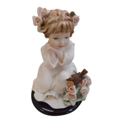 Giuseppe Armani Figurine: Sweet Song: Maker: Giuseppe Armani Title: Sweet Song A Society 2004 piece Reference: #1790F Origin: Made in Italy Size: 4.5 inches tall Giuseppe Armani was an Italian sculptor born in the village of Calci in 1935