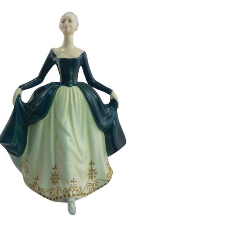 Royal Doulton Figurine: Regal Lady: Maker: Royal Doulton Title: Regal Lady Size: 7.75 inches tall Date: 1975-83 Reference: HN2709 Royal Doulton is an English company producing tableware and collectables, dating from 1815. Operating orig