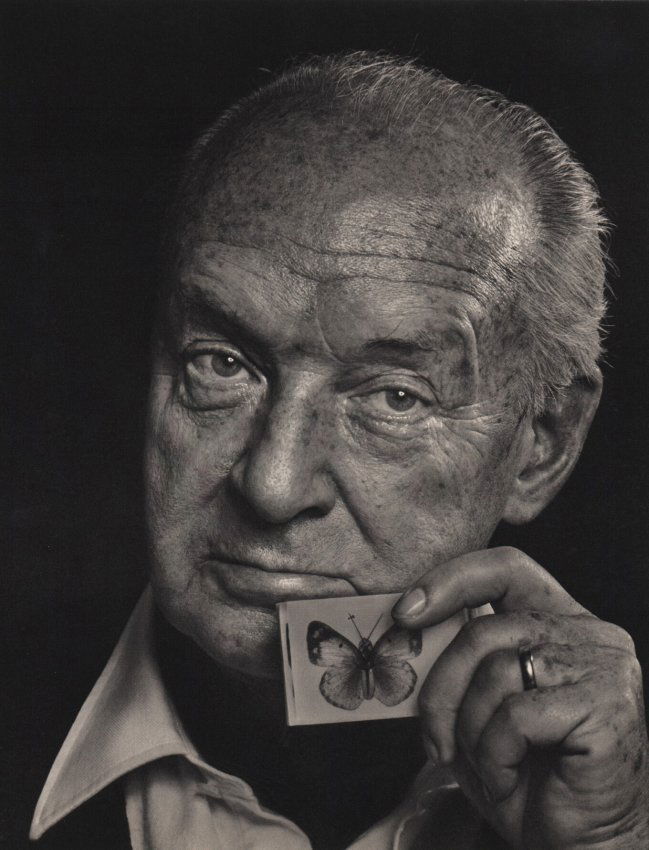 Yousuf Karsh: Vladimir Nabokov: Medium: Sheet-Fed Copperplate Gravure Printer: Roto-Sadag, Switzerland Date: 1976 Image Size: 9 x 12 inches Yousuf Karsh was an Armenian-Canadian photographer, considered one of the greatest portrait