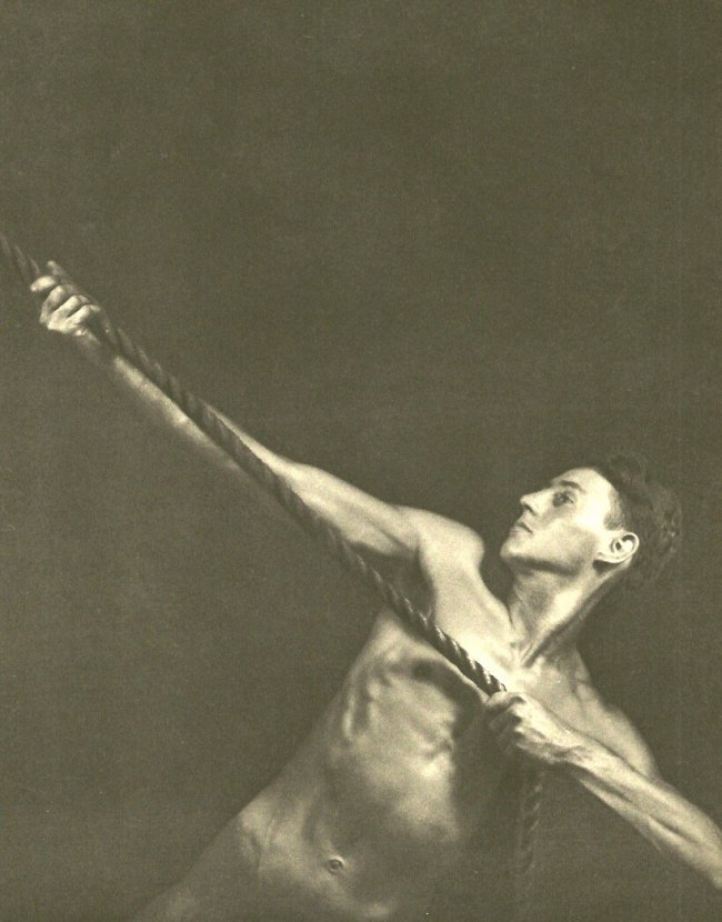 Fred Peel: Male Nude: Medium: Sheet-fed Gravure Date: 1937 Printer: Beck Engraving Company, USA Image Size: 8.5 x 10 inches Fred Peel was an American photographer active during the 1920's and 1930's. No Reserve: This lot s