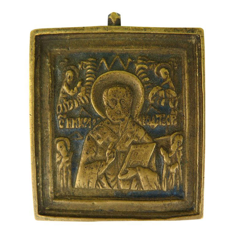 Russian Traveling Icon: Saint Nicholas of Myra (1 of 2)