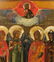 Russian Oklad Icon: Four Saints - 4