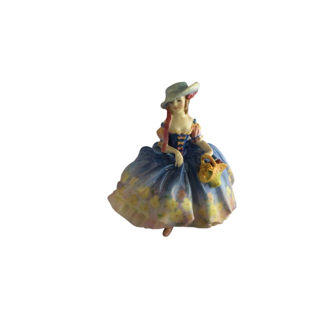 Royal Doulton Figurine: Margot: Maker: Royal Doulton Title: Margot Reference #: HN1628 Size: 5.25 inches high Date: 1934-1940 Royal Doulton is an English company producing tableware and collectables, dating from 1815. Operating orig
