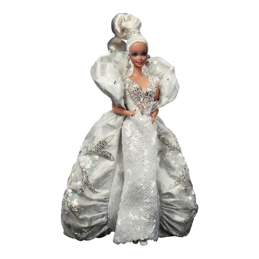 bob mackie platinum barbie