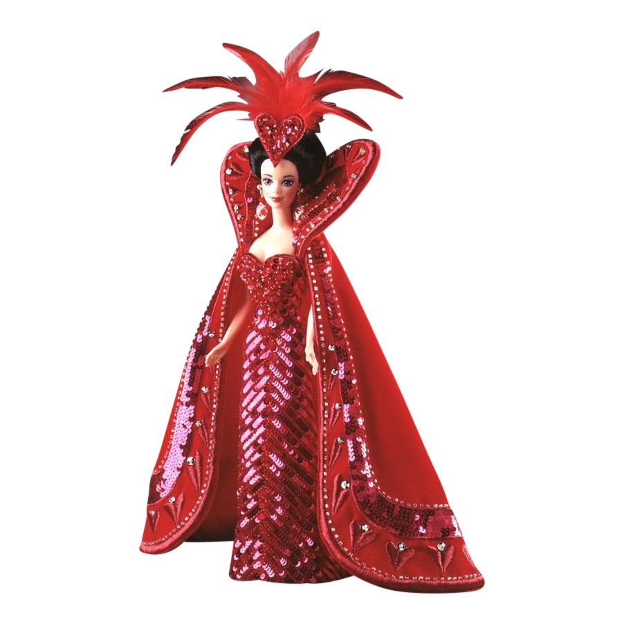 Bob Mackie Queen of Hearts Barbie, 1994 (1 of 2)
