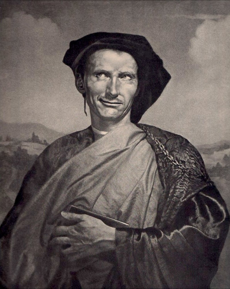William Mortensen: Machiavelli: Medium: Sheet-fed Gravure Date: 1936 Printed in Oakland, CA Image Size: 8 x 10 inches William Mortensen was an American art photographer born in 1897 in Utah. He is primarily known for his Hollywood p