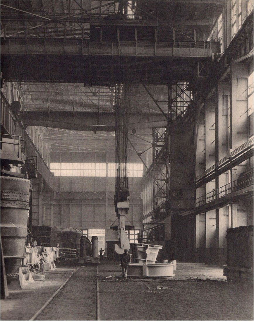 Charles Sheeler: Ford Factory: Medium: Sheet-fed Gravure Date: 1930 Printer: Neogravure Company, France Image Size: 7.5 x 9 inches Charles Sheeler was a painter of American industry and a photographer, recognized as one of the foun