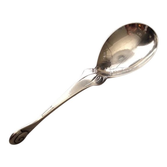 Georg Jensen Sterling Large Snail Spoon (1 of 1)