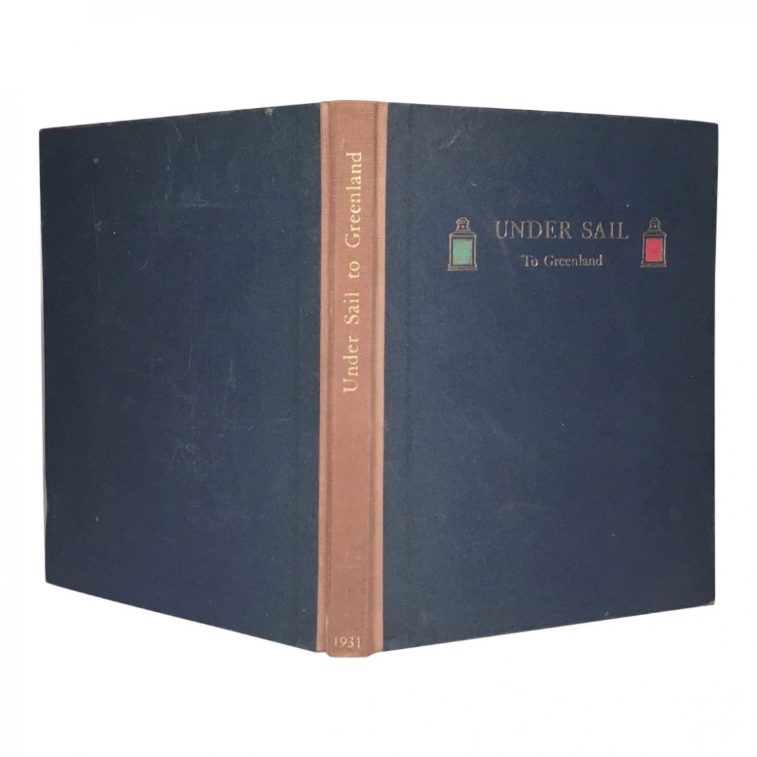 Under Sail to Greenland by Arthur S. Allen, Signed: Title: Under Sail to Greenland By: Arthur S. Allen Marchbanks Press, 1931 Limited to 900 copies 91 numbered pages Inscribed and signed by Allen on an otherwise blank front end page, dated Dec. 23, 193