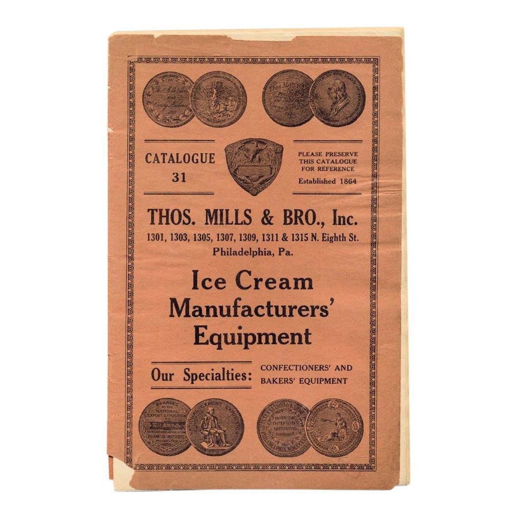 Antique Thos Mills Ice Cream Manufacturer Catalog, 1910 (1 of 8)