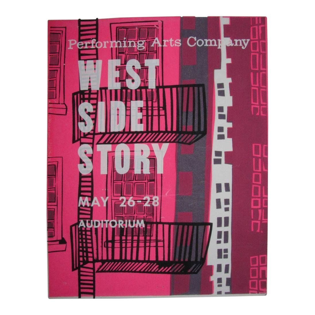 Vintage Screen Print Poster: West Side Story, 1960's (1 of 1)
